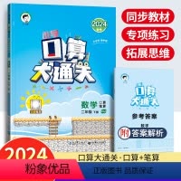 口算大通关[人教版] 二年级下 [正版]2024新版口算大通关二年级上册下册人教版北师大版口算题卡天天练53同步练习册小