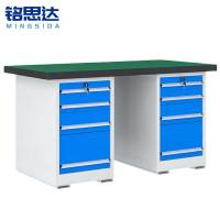 铭思达重型钳工操作台1.8米双四抽张