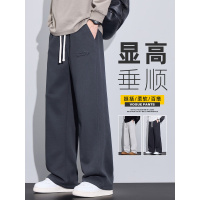 tk阔腿卫裤男士直筒宽松秋季阔腿运动长裤子春秋新款潮牌