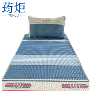 荺炬凉席三件套