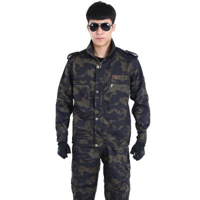 迷彩服套装男工作服男士迷彩服外套焊工劳保服套装军迷作训军训服威珺