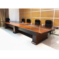 匡大会议桌4.2米会议桌轻奢风H1719-4200F(4200W*1600D*780H)