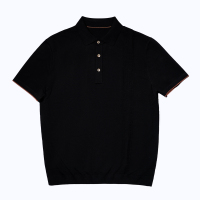 尘界男士POLO衫夏季新款翻领短袖商务休闲纯色T恤上衣