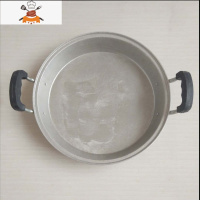 敬平铝平底锅家用商用老式加厚手工铸吕平锅鏊子烙饼水煎包铝锅铝煎锅