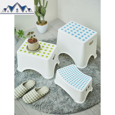 儿童凳子浴室防滑凳家用进换鞋多功能收纳塑料小板凳宝宝儿童凳 三维工匠收纳凳