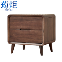 荺炬实木床头柜