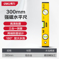 得力(deli)水平尺高精度 [300mm] 强磁款-DL290300