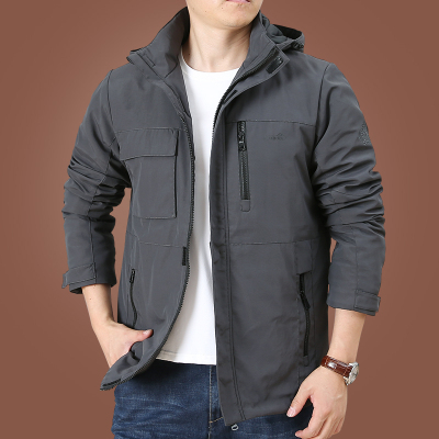 NEWLAKE男士棉袄冬季加厚男装加绒外套男秋冬工装棉衣男中长款棉服棉衣