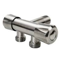 LONMATE 双钻轮角阀龙头304-411 一个