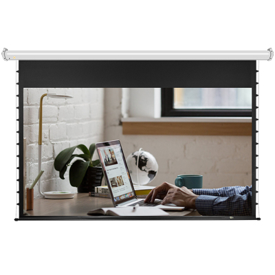 JK经科G-FL/300s 180寸16:10电动遥控拉绳软幕投影机投影仪幕布