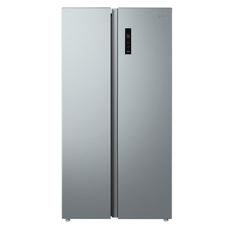 美的(Midea)家用电冰箱一级能效变频节能 570升双开门对开门冷无霜大容量BCD-570WKPM(E) 钛钢灰-星烁