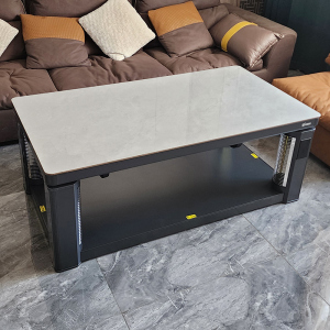 火焰山电炉茶几取暖桌茶几升降烤火炉烤火桌电暖炉取暖炉长方形家用