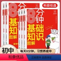 全套5本[语数英物化] 初中通用 [正版]金牛耳8分钟图解基础知识初中语文数学英语物理化学全套知识集锦大盘点7七8八9九