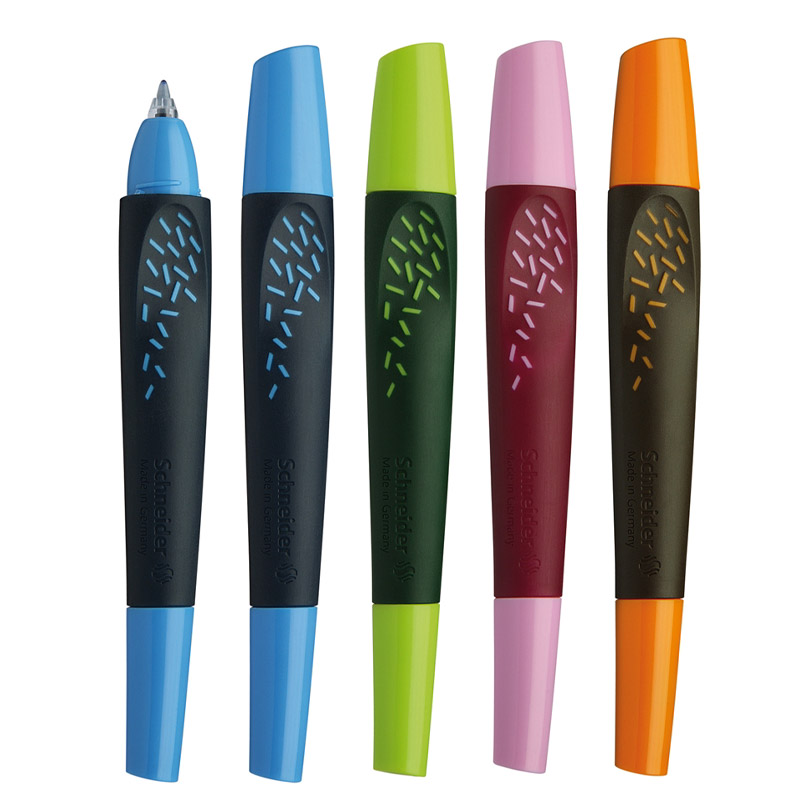 施耐德(schneider)妙趣男生女生正姿软握笔直液式中性笔走珠笔0.7mm