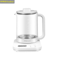 荣事达养生壶煮茶器 电水壶热水壶煮茶壶恒温电热水壶 迷你玻璃花茶壶1.8L双保温烧水壶 YSH8088