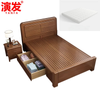 演发 木床+柜+垫