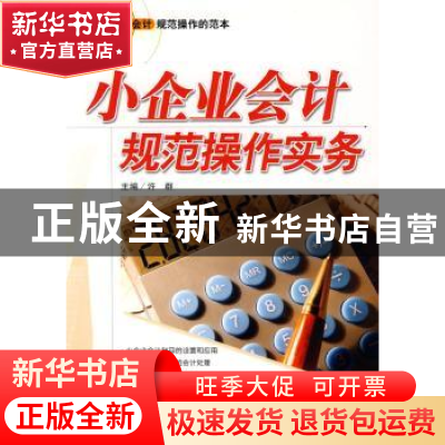 正版 小企业会计规范操作实务 许群 中国市场出版社 978750920484