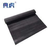 典虎 高压绝缘垫 黑色条纹5mm*1.2m*5m 卷
