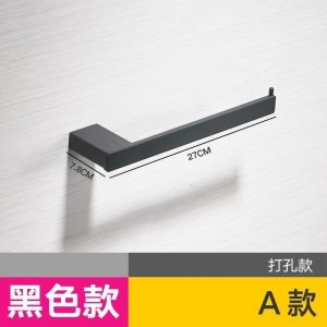美帮汇304不锈钢方形毛巾架浴室毛巾环挂环毛巾圈擦手巾架北欧圆形毛巾
