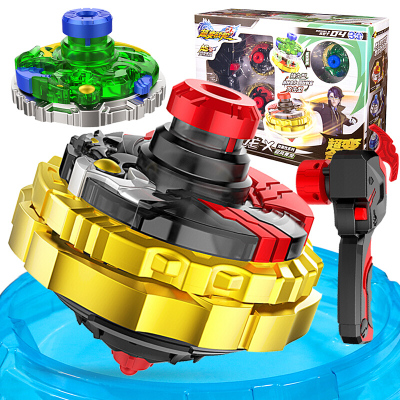 00正版超变战陀玩具拉线陀螺二星升级版魔幻合体儿童男孩超级陀罗2 圣