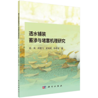 醉染图书透水铺装蓄渗与堵塞机理研究9787030657770