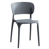 鑫环境 北欧餐椅家用塑料椅子现代简约经济洽谈书桌椅凳子靠背加厚休闲椅