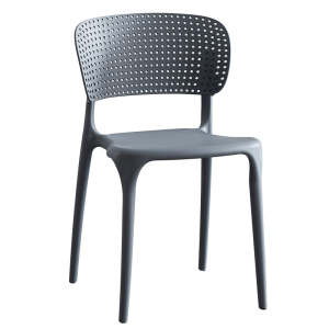 鑫环境 北欧餐椅家用塑料椅子现代简约经济洽谈书桌椅凳子靠背加厚休闲椅