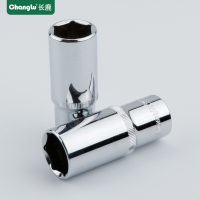 长鹿12.5mm大飞系列1/2寸大飞铬钒钢加长6角套筒头六角长套筒30mm