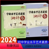 [2本套]学业水平艺术素质测评卷 音乐+美术 [正版]2024全国初中音乐美术学业水平艺术素质测评卷精讲精练复习指南大试