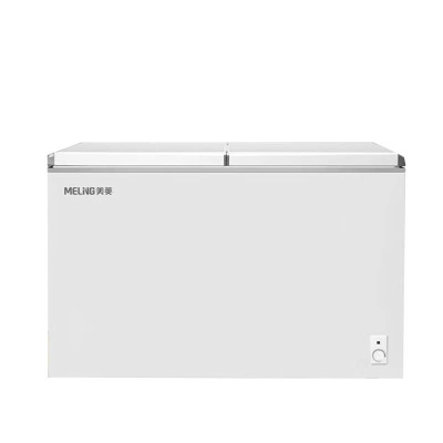 美菱 冰柜 BCD-278AZ 家用278升 卧式冷藏冷冻双温冷柜 蝶形双门速冻保鲜商用