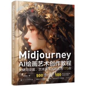 [N]Midjourney AI绘画艺术创作教程(关键词设置艺术家与风格应用175例)-9787122443373