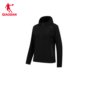 乔丹 女款梭织风衣运动风衣速干外套 KFD32251149 黑色