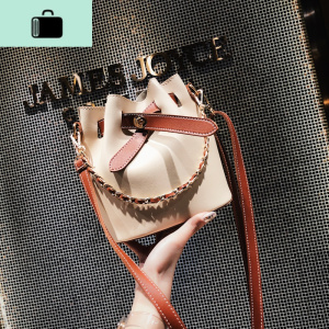 ins超火包包女2020新款潮时尚手提单肩包韩版链条百搭斜挎水桶包NEW LAKE女士单肩包