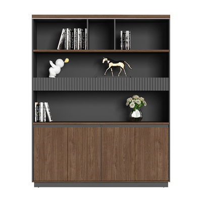 臻远ZY5040830 文件柜储物柜资料柜老板桌大班台配套书柜 开放格