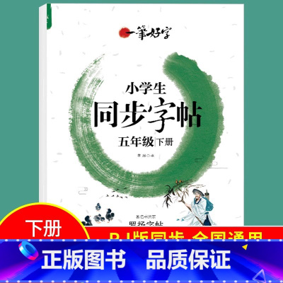 五年级下册 小学通用 [正版]小学生练字帖同步字帖人教版语文一 二 三年级 四年级 五 六 国一上册下册罗扬字帖每日一练