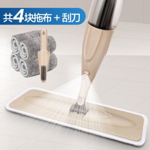 免手洗喷雾喷水拖把懒人家用木地板平板毛巾地拖布旋转家用瓷砖地