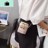 夏季流行编织水桶包高级感洋气小包包女包新款2020百搭ins斜挎包NEW LAKE女士单肩包