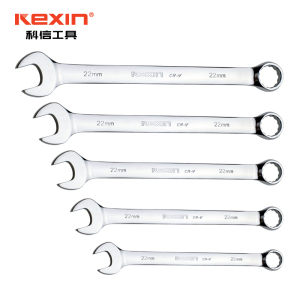 科信(kexin)全抛光铬钒钢两用扳手 开口扳手梅花扳手 30mm KX63030A 1把