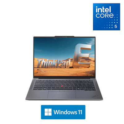 ThinkPad E14 1WCD 2025 经典商务本 超能版 14.2英寸笔记本电脑 定制 英特尔酷睿 5 220H 64G内存 1T固态 2.8K超清