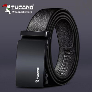 啄木鸟皮带男士自动扣真皮特价裤带学生青年商务时尚新潮百搭腰带