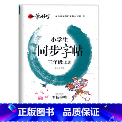 三年级上册 小学通用 [正版]小学生练字帖同步字帖人教版语文一 二 三年级 四年级 五 六 国一上册下册罗扬字帖每日一练