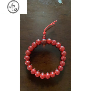 JiMi普陀山玛瑙平安扣情侣手链手绳编织轻奢小众精致礼物送男女友