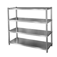 厨房用201#1.2mm不锈钢四层货架1000*500*1800mm