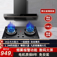 志高(CHIGO)F810+F216A欧式直吸抽油烟机燃气灶具套餐双灶眼 电机免费终身换新 (天然气)