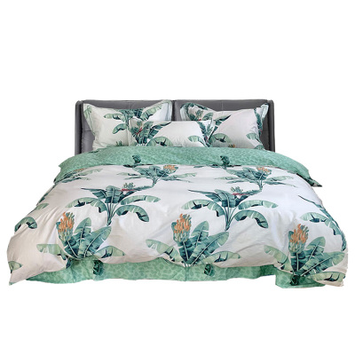 天琴床品四件套230*250cm柔软舒适夏威夷时韵贵妃绒TQ-T147