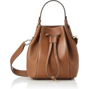 FURLA女士迷你水桶包软牛皮抽绳设计可调节肩带多场景实用手提斜 Cognac_H