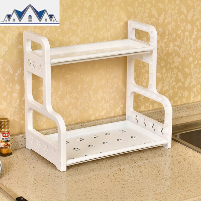 厨房置物架调味收纳多功能置物盒置物角架塑料 三维工匠
