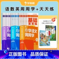 [语文+数学通用+英语]周周学+天天练(赠大语文分级阅读) 二年级上 [正版]2023小学数学语文英语天天练+周周学组合