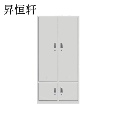 昇恒轩 钢制员工铁皮更衣柜宿舍储物柜浴室换衣柜存包柜工厂带锁碗柜鞋柜SHX-2440