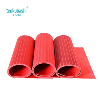 天空桥 绝缘地垫 红色条纹3mm*1m*10m 卷